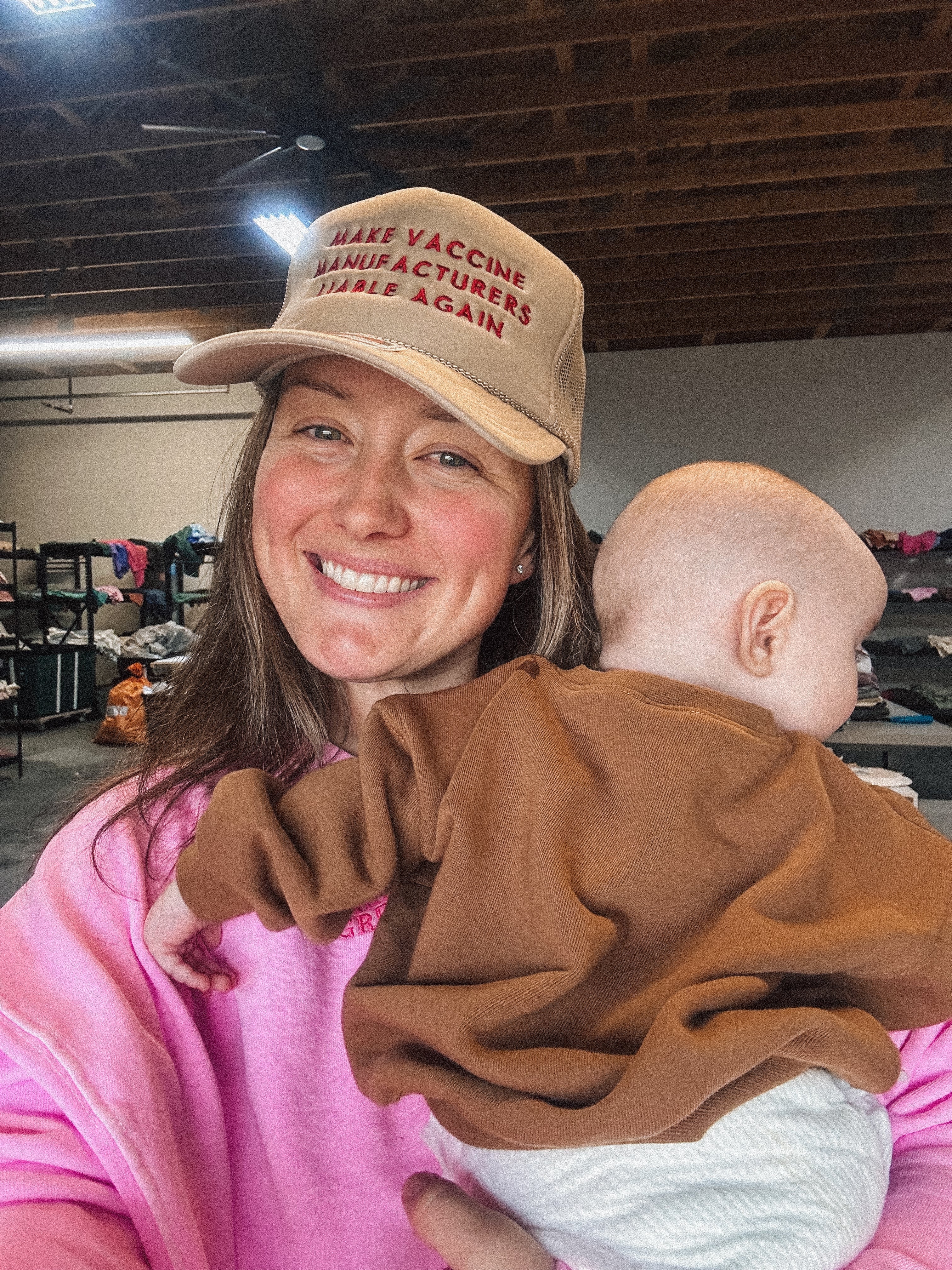 MAKE VACCINE MANUFACTURERS LIABLE AGAIN - ADULT EMBROIDERED HAT