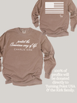 protect the American way of life | CHARLIE KIRK - ADULT LONG SLEEVE TEE