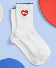 USA HEART SOCKS