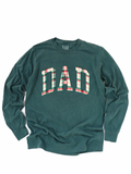 PLAID DAD ADULT LONG SLEEVE TEE