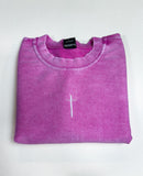 CROSS CORDED CREWNECK