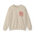 MAGA MOMS CLUB front+back ADULT CREWNECK