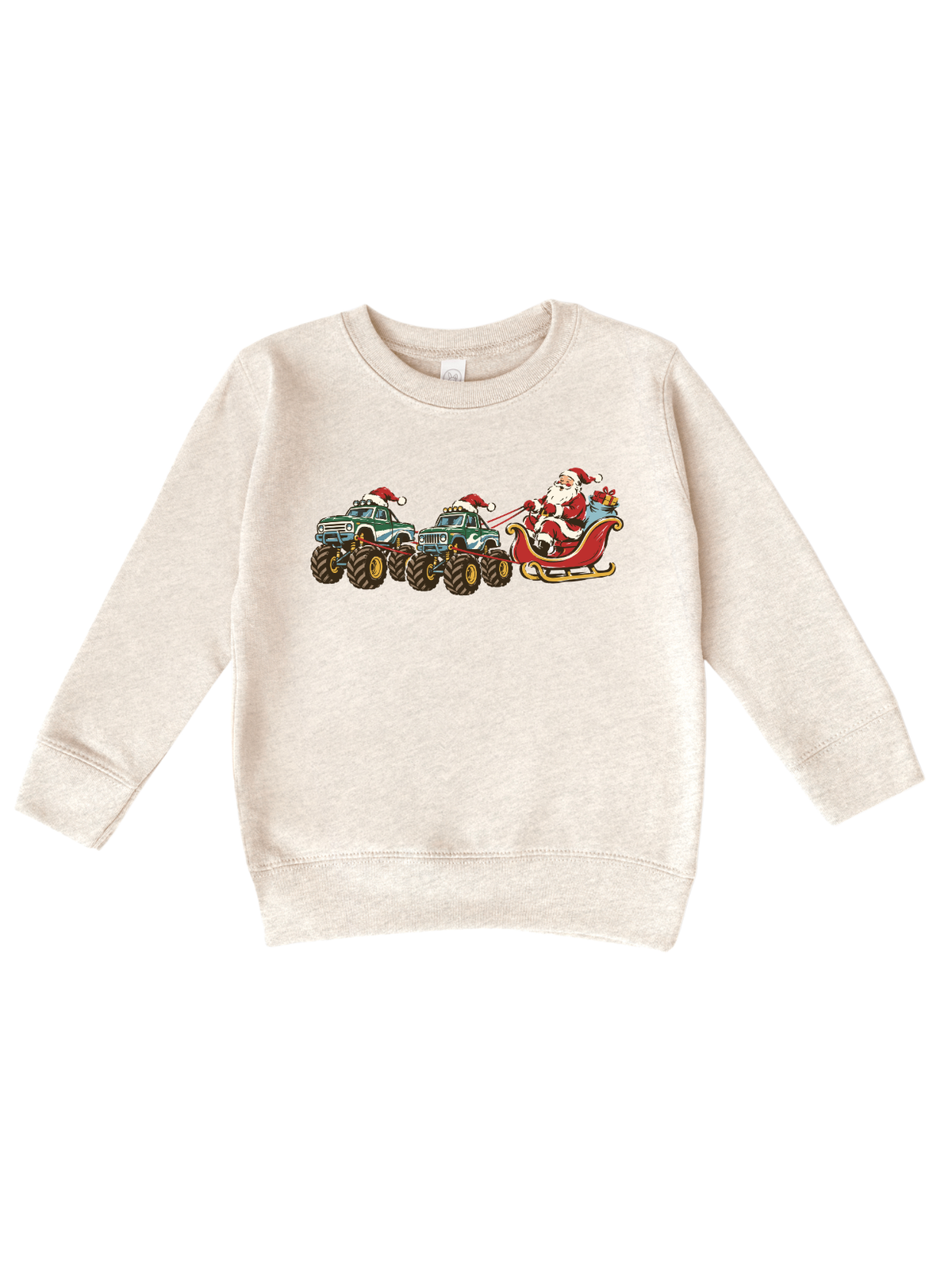 MONSTER TRUCK SLEIGH RIDE KIDS CREW