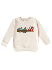 MONSTER TRUCK SLEIGH RIDE KIDS CREW