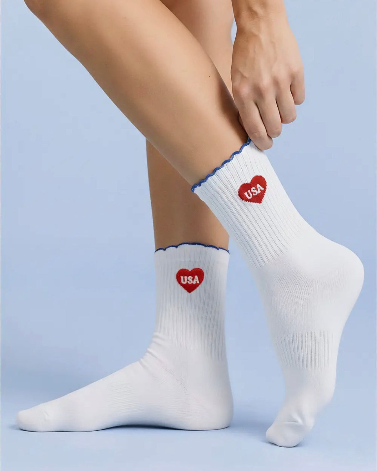 USA HEART SOCKS