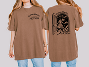 LEAVING REALITY ENTERING FICTION (FRONT AND BACK) - ADULT TEE