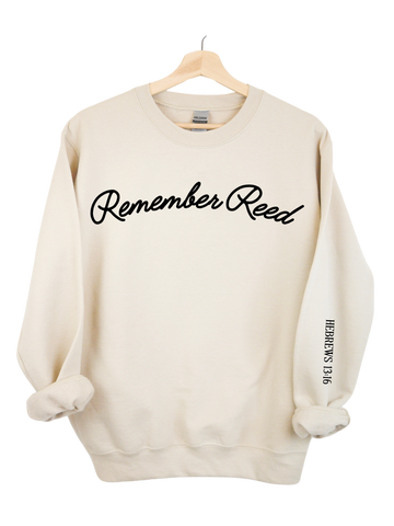 REMEMBER REED - ADULT CREWNECK