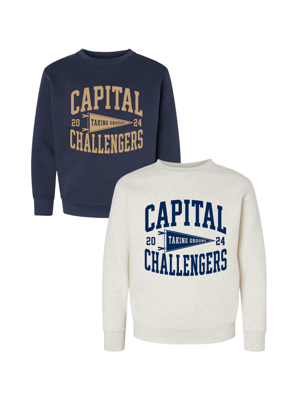 TODDLER/YOUTH CAPITAL CHALLENGERS CREWNECK SWEATER