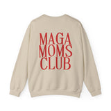 MAGA MOMS CLUB front+back ADULT CREWNECK