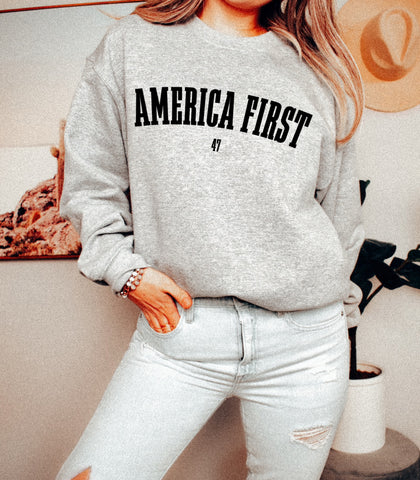 AMERICA FIRST 47 - ADULT CREWNECK