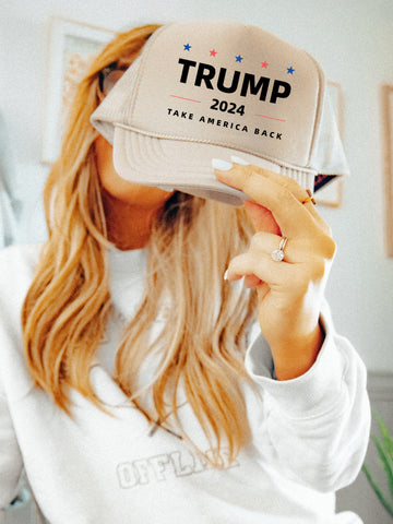 TRUMP 2024 FOAM TRUCKER HAT