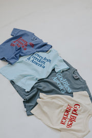 YOUTH GOD BLESS AMERICA TEE SHIRT