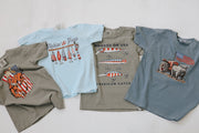 YOUTH HOOKED ON USA TEE SHIRT