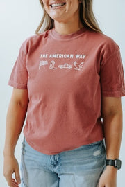 ADULT THE AMERICAN WAY TEE SHIRT
