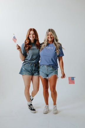 BRING BACK THE AMERICAN DREAM - EMBROIDERED TEE SHIRT