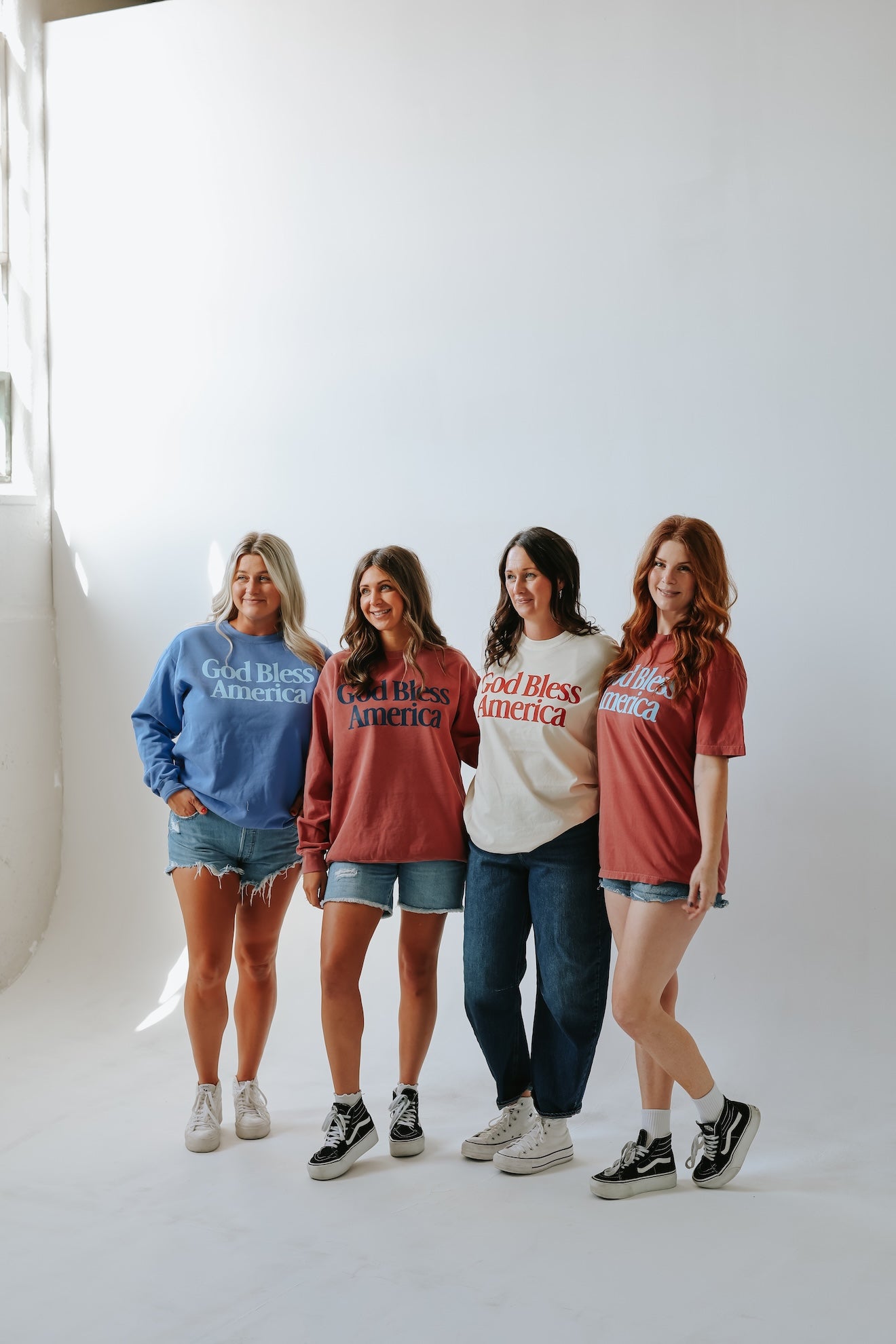 ADULT GOD BLESS AMERICA - REGULAR CREWNECK