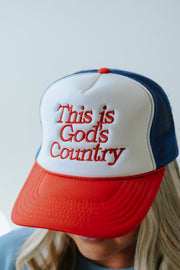 THIS IS GOD'S COUNTRY - EMBROIDERED HAT