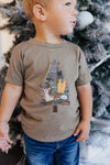 HUNTING CHRISTMAS TREE KIDS TEE