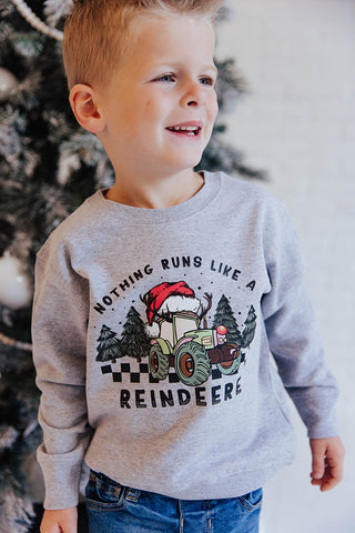 *GREEN* NOTHING RUNS LIKE A REINDEERE KIDS CREW