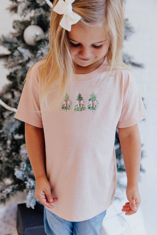 MINI TREES WITH BOWS KIDS TEE