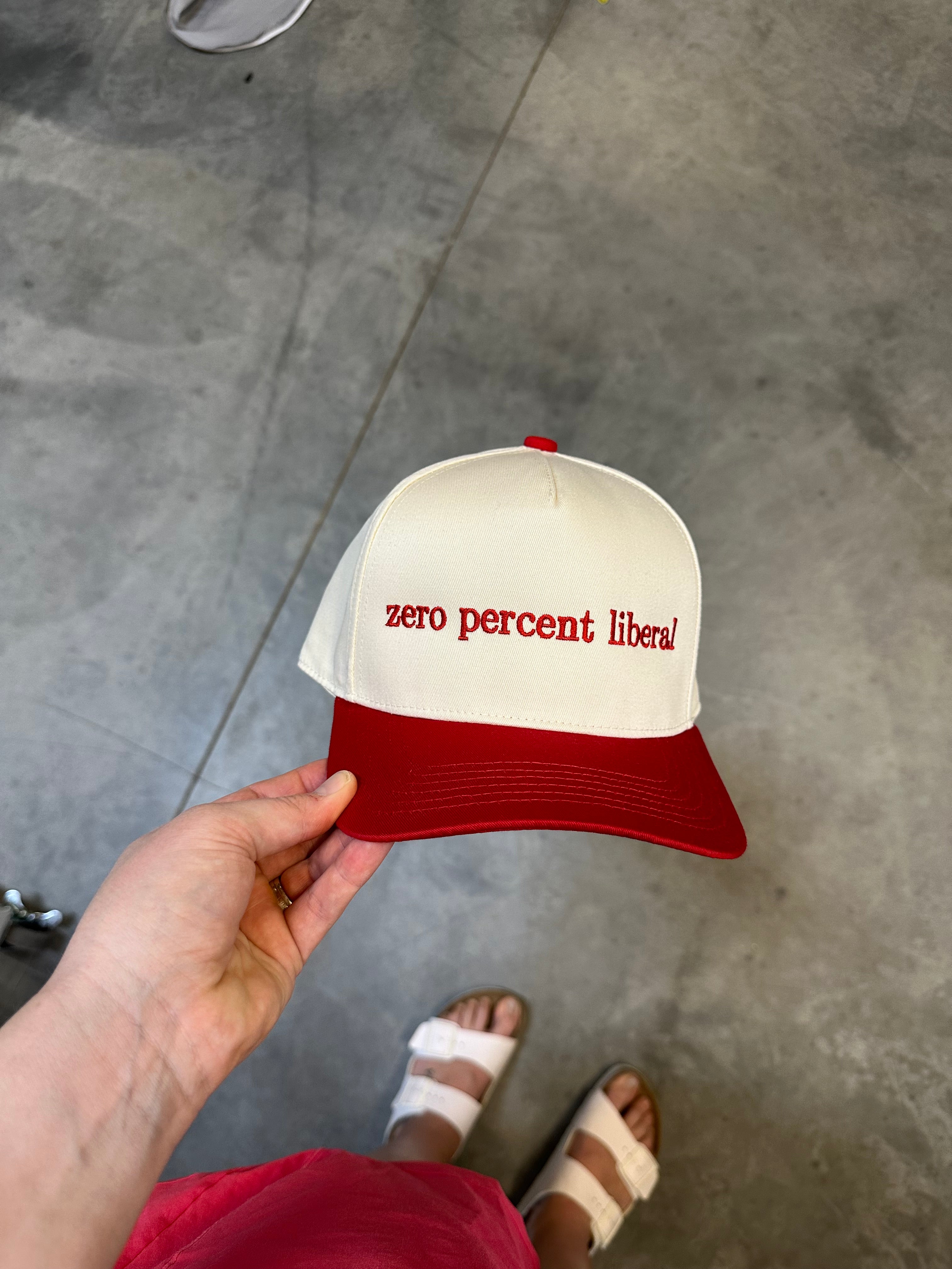 ZERO PERCENT LIBERAL - ADULT HAT – Little Hunters Wife