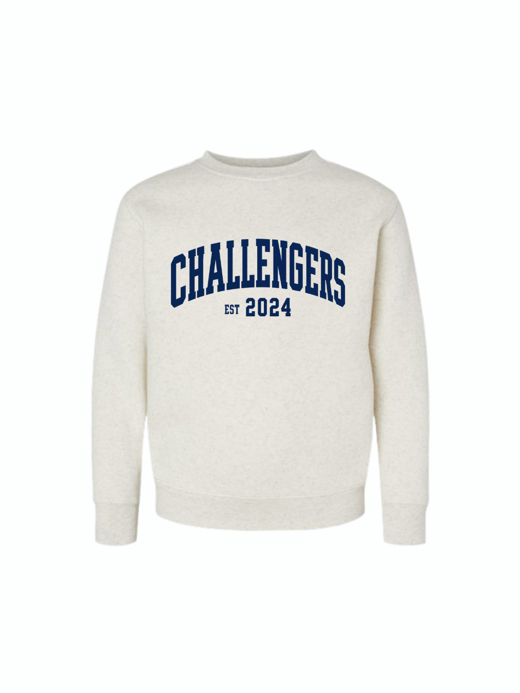 YOUTH "CHALLENGERS EST. 2024" CREWNECK SWEATER