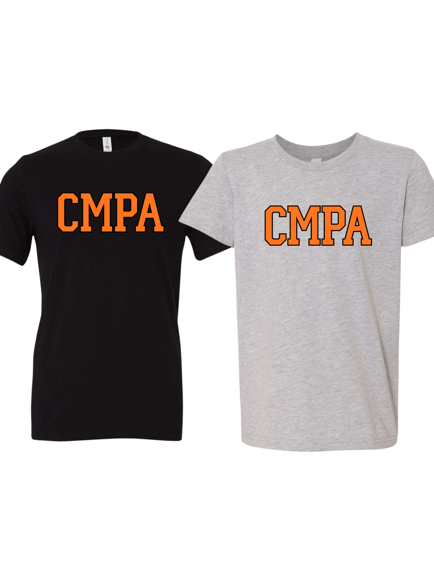 YOUTH TEE - CALVARY MERIDIAN PREP ACADEMY CMPA BLOCK LETTERS