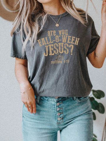 ARE YOU FALL-O-WEEN JESUS? - ADULT TEE