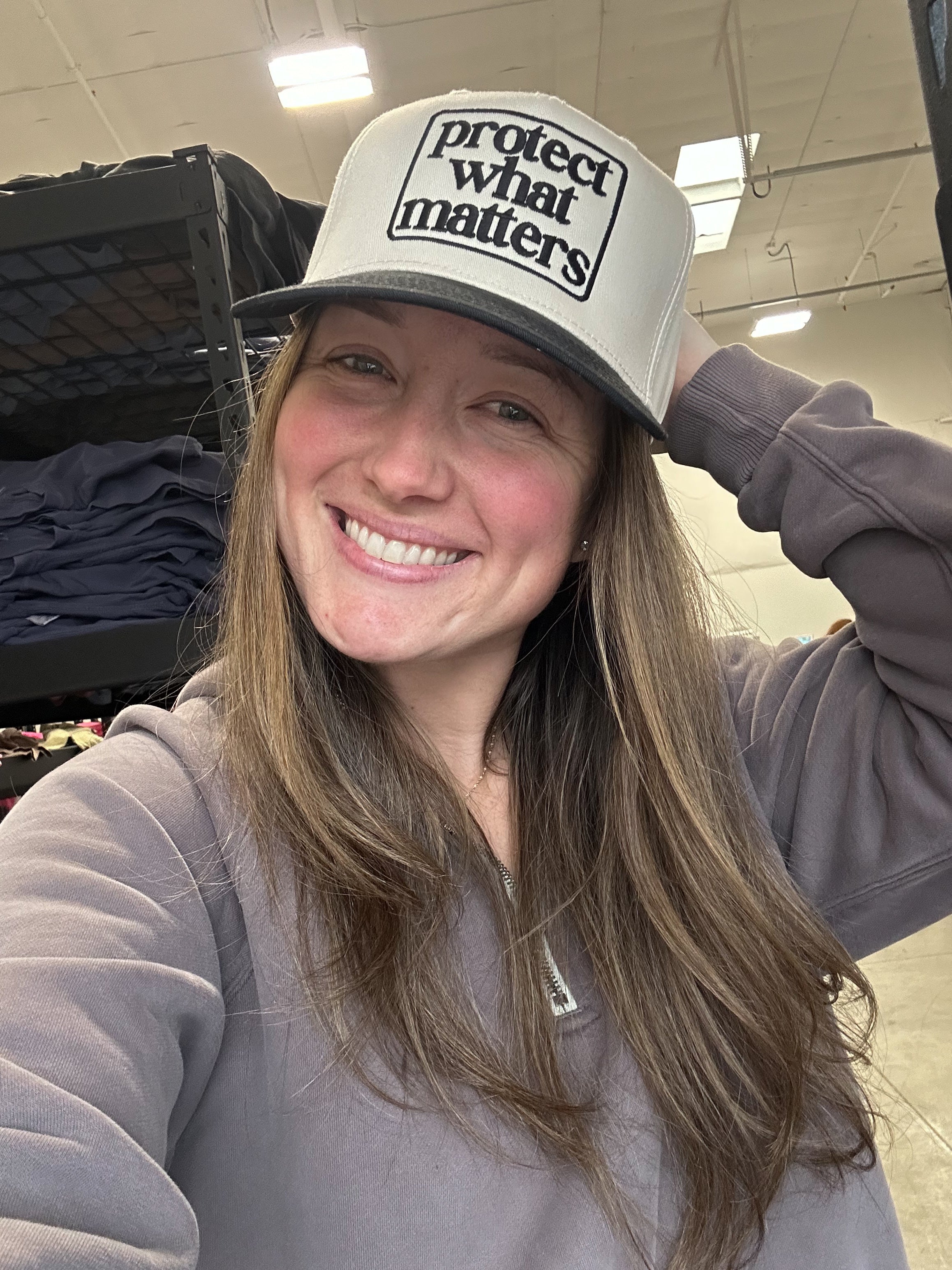 PROTECT WHAT MATTERS - EMBROIDERED HAT