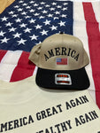 AMERICA w/FLAG HAT