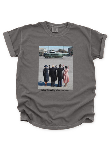 UNBURDENED // Biden Sendoff Photo - ADULT SHORT SLEEVE TEEt