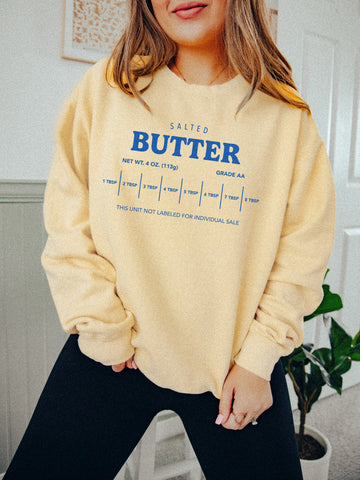 BUTTER LOVER CREWNECK