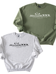 THE GREATEST GIFT OF ALL NATIVITY - ADULT CREWNECK