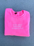 LOVES JESUS, “HER BABIES” & AMERICA, TOO - EMBROIDERED REGULAR CREWNECK