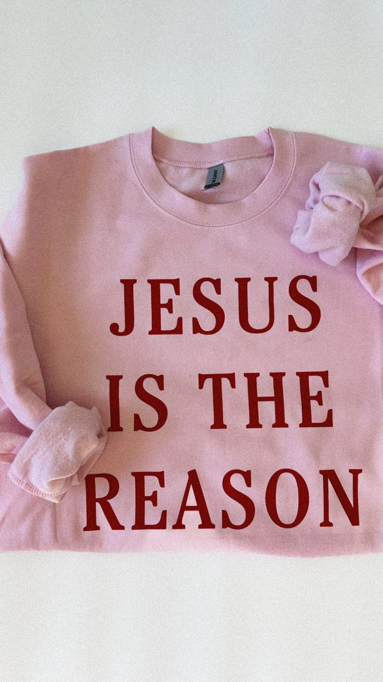JESUS IS THE REASON - ADULT CREWNECK