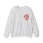 MAGA MOMS CLUB front+back ADULT CREWNECK