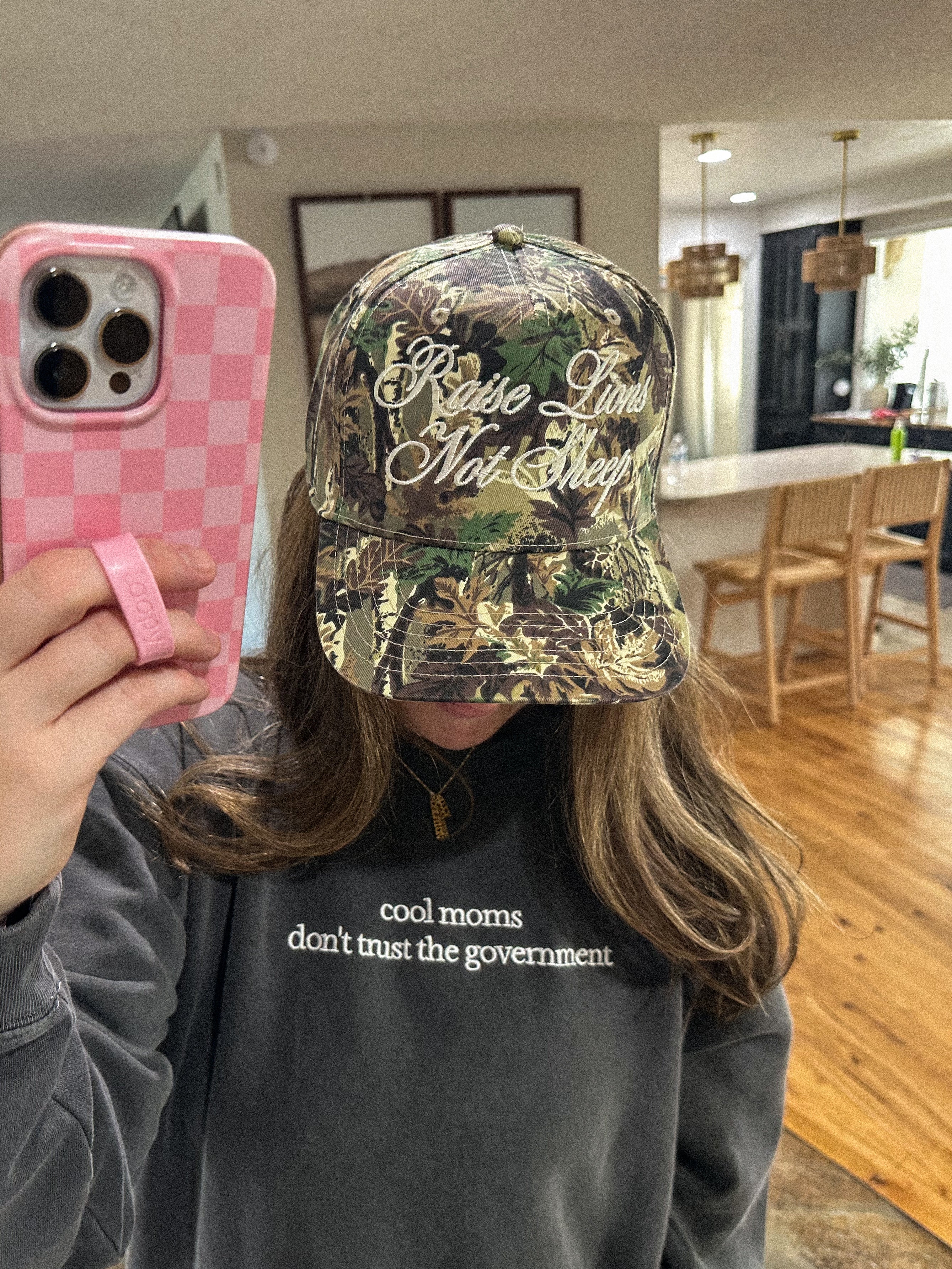 RAISE LIONS NOT SHEEP - EMBROIDERED HAT