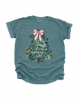 O COME LET US ADORE HIM *TREE* ADULT SHORT SLEEVE TEE