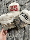 UPSIDE DOWN GAME DAY - ADULT EMBROIDERED HAT