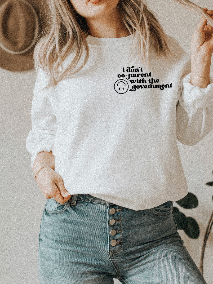 DO NOT COPARENT SMILEY • ADULT CREWNECK