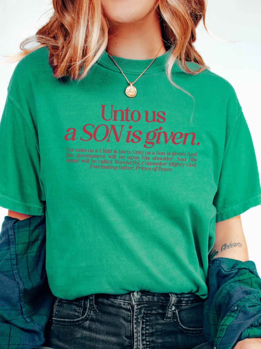 UNTO US A SON IS GIVEN - ADULT TEE