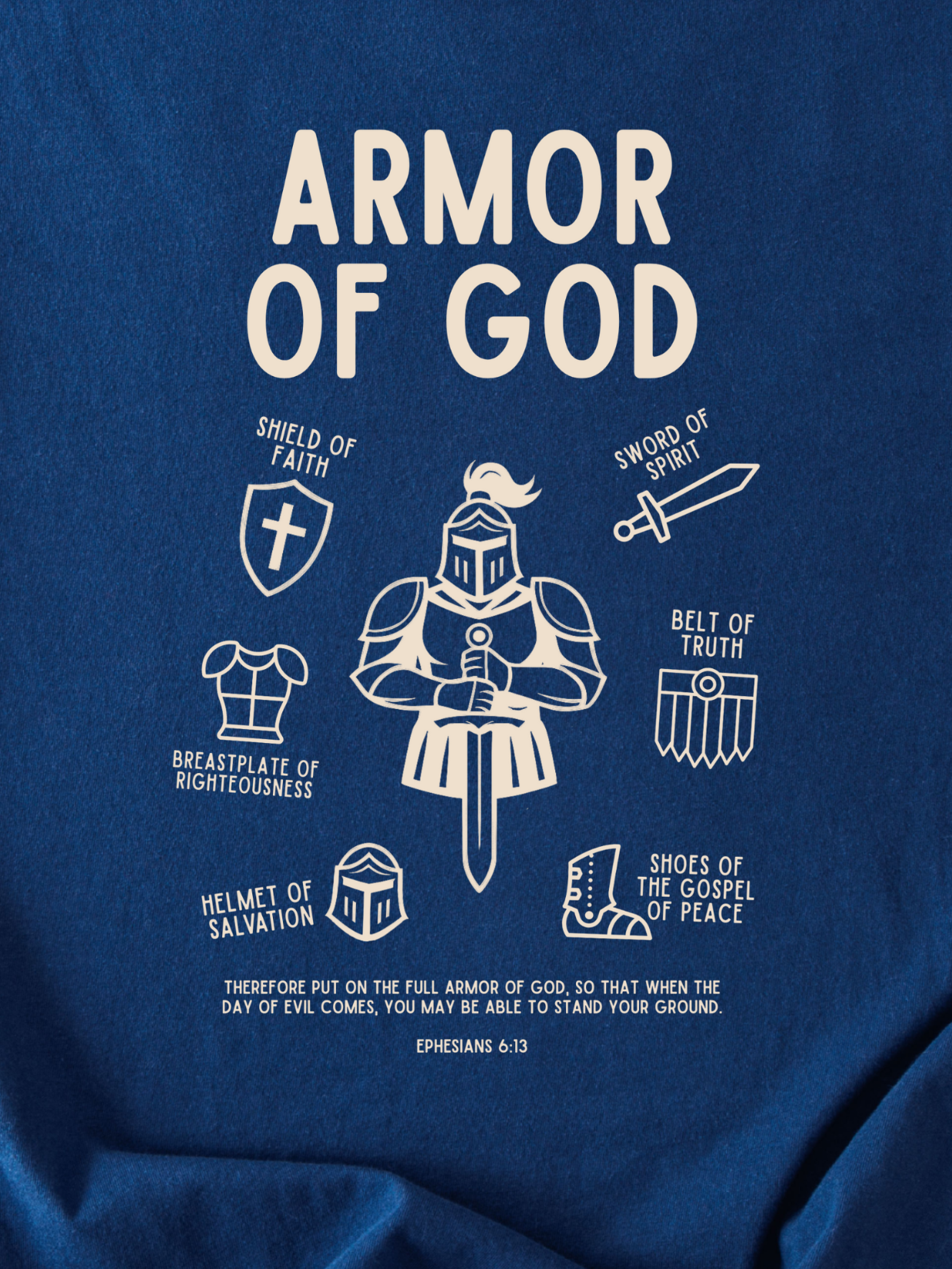 YOUTH ARMOR OF GOD SHORT SLEEVE TEE