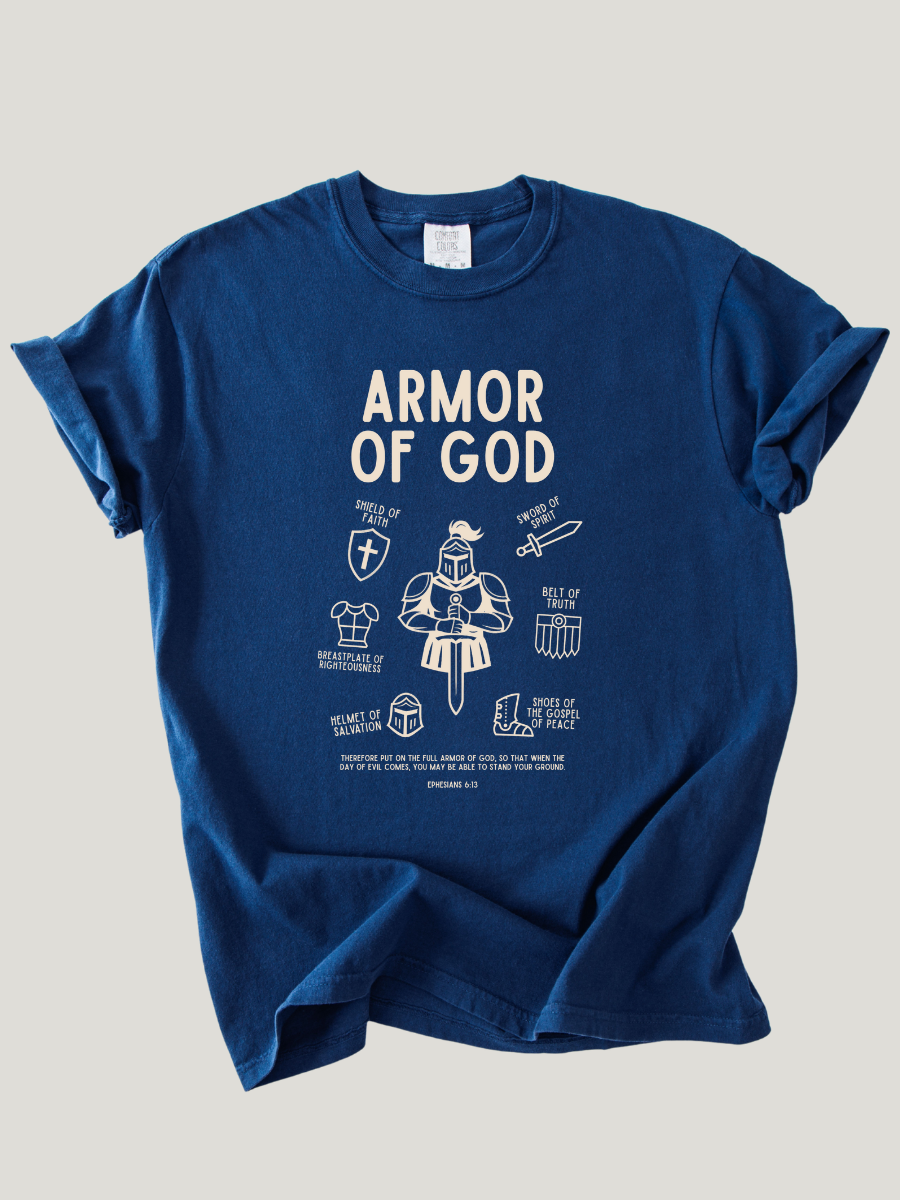 YOUTH ARMOR OF GOD SHORT SLEEVE TEE