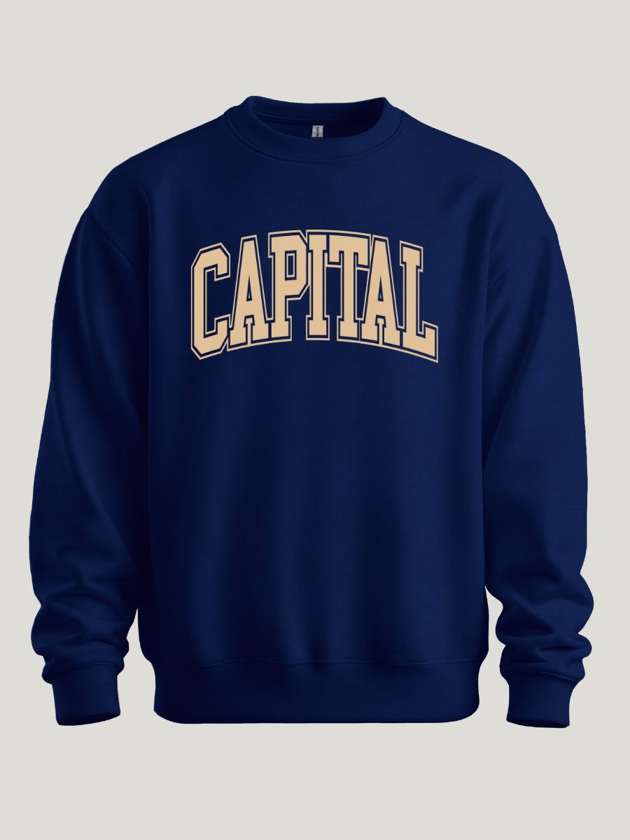 YOUTH FRONT CAPITAL CREWNECK SWEATER