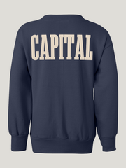 YOUTH ACROSS THE BACK CAPITAL CREWNECK SWEATER