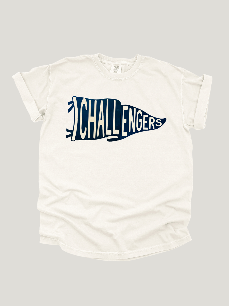ADULT CHALLENGERS PENNANT SHORT SLEEVE TEE