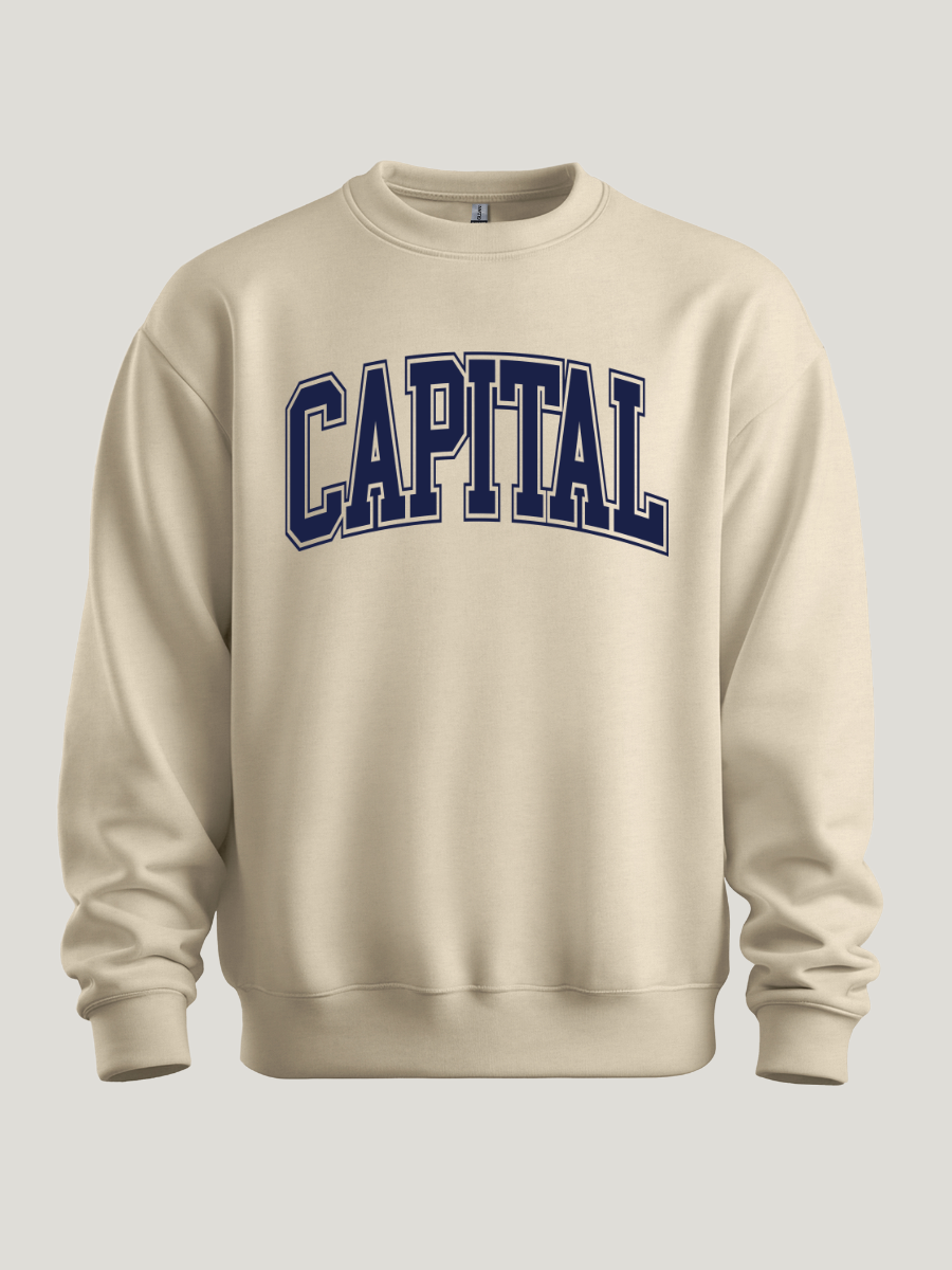 ADULT CAPITAL CREWNECK SWEATER