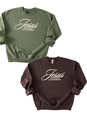 JESUS THE REASON FOR THE SEASON - ADULT CREWNECK