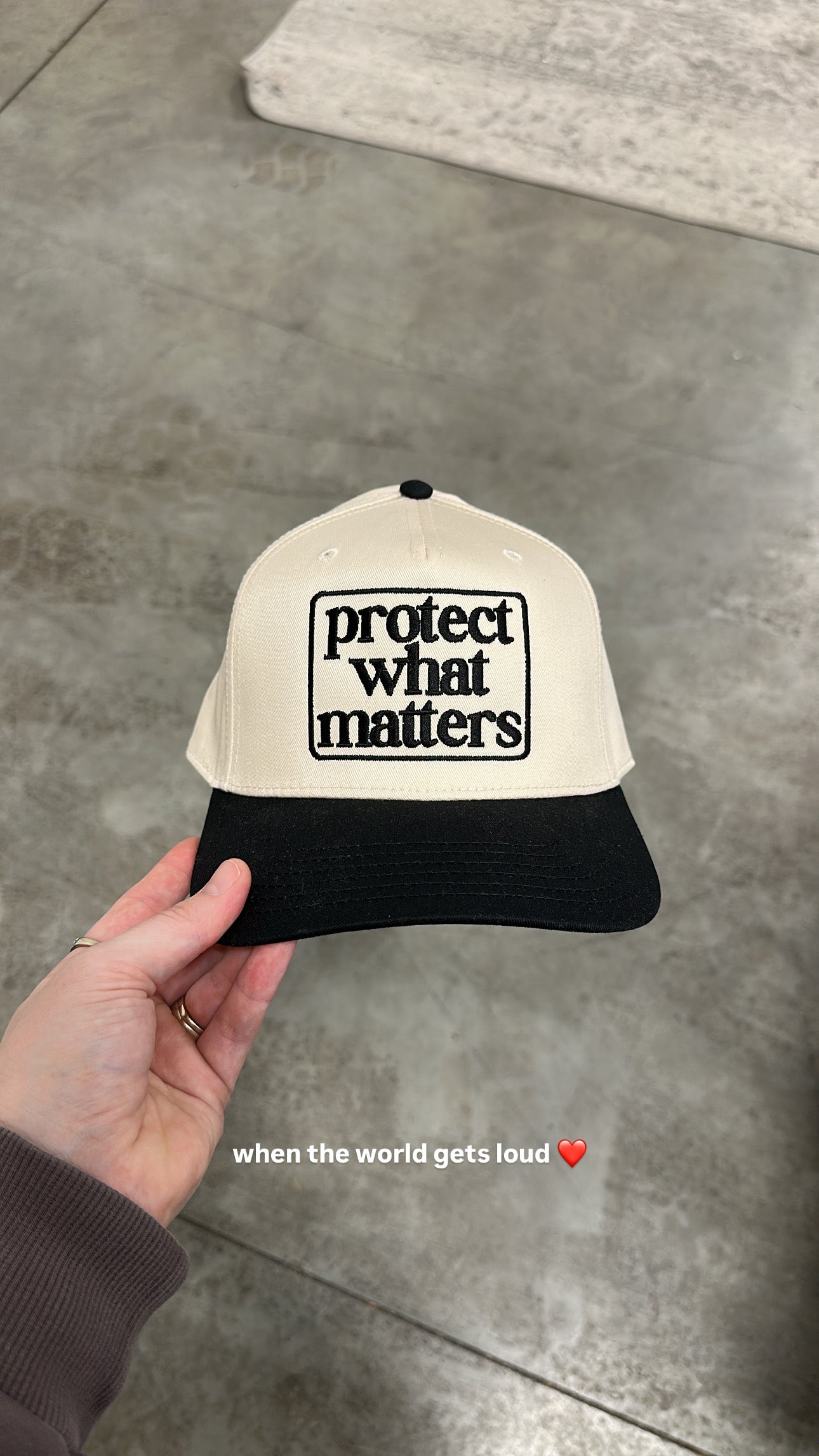 PROTECT WHAT MATTERS - EMBROIDERED HAT