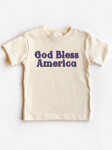 GOD BLESS AMERICA - KIDS TEE